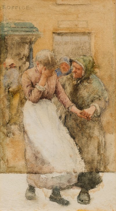 Study for Among the Missing by Walter Langley